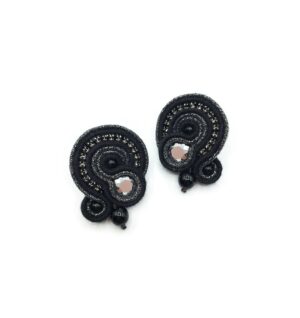 ORECCHINI "SIMPLE" NERO