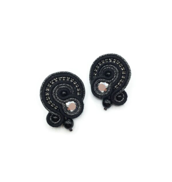 ORECCHINI "SIMPLE" NERO